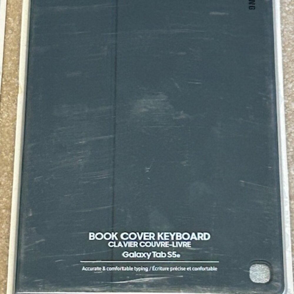Samsung Galaxie Tab S5 Book Cover Keyboard New